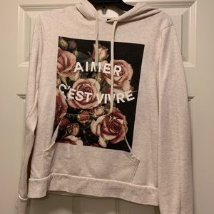 Forever 21 Floral Hoodie